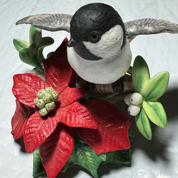 Vintage Lenox 1997 Christmas Chickadee